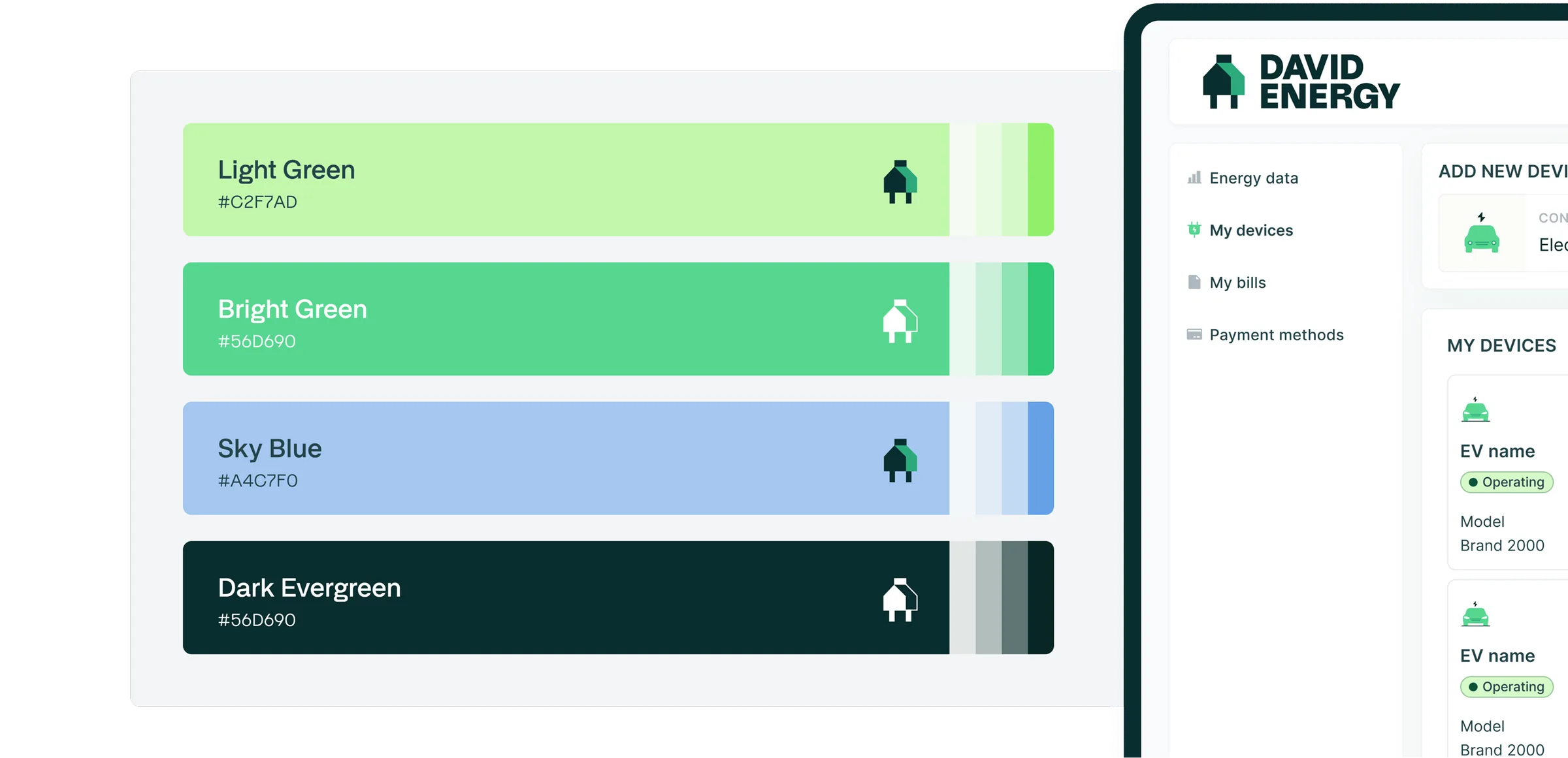 Volt color palette